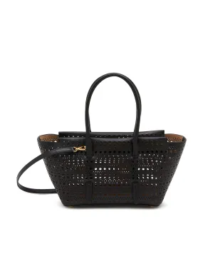 -----------ALAÏA ---- ------------ ----Neo Mina 20 Perforated Leather Shoulder Bag --