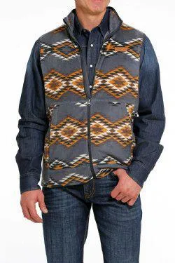 “ Alberto “ |  MEN'S POLAR FLEECE VEST BLUE  MWV1585003