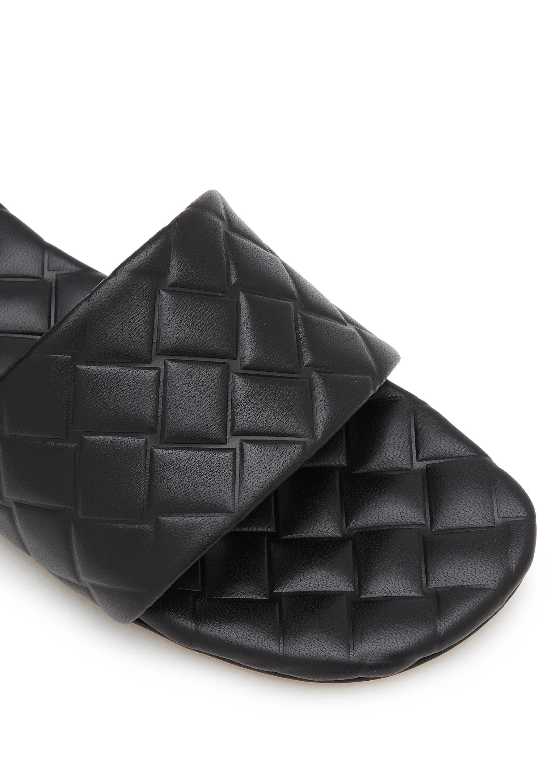 -----------BOTTEGA VENETA  ---- ------------ ----Amy Leather Mule Sandals --
