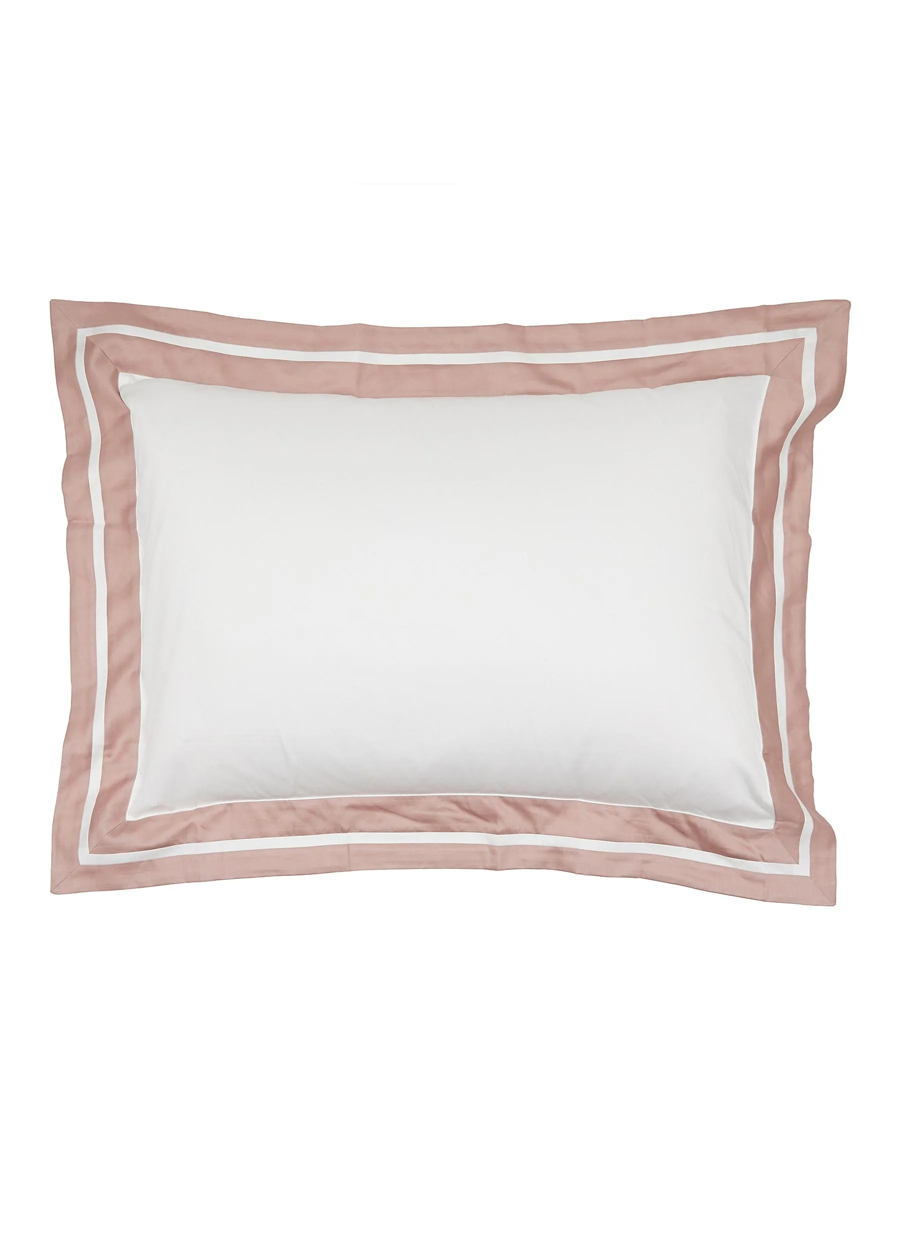 -----------FRETTE  ---- ------------ ----Shades Pillow Case — Milk/Dusty Mauve --