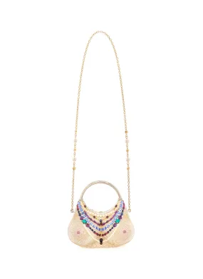 -----------JUDITH LEIBER  ---- ------------ ----Bust Bikini Shoulder Bag — Nude --