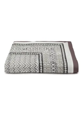 -----------MALABAR BABY ---- ------------ ----Greenwich Queen Size Duvet Cover — Dark Grey/Black/White --