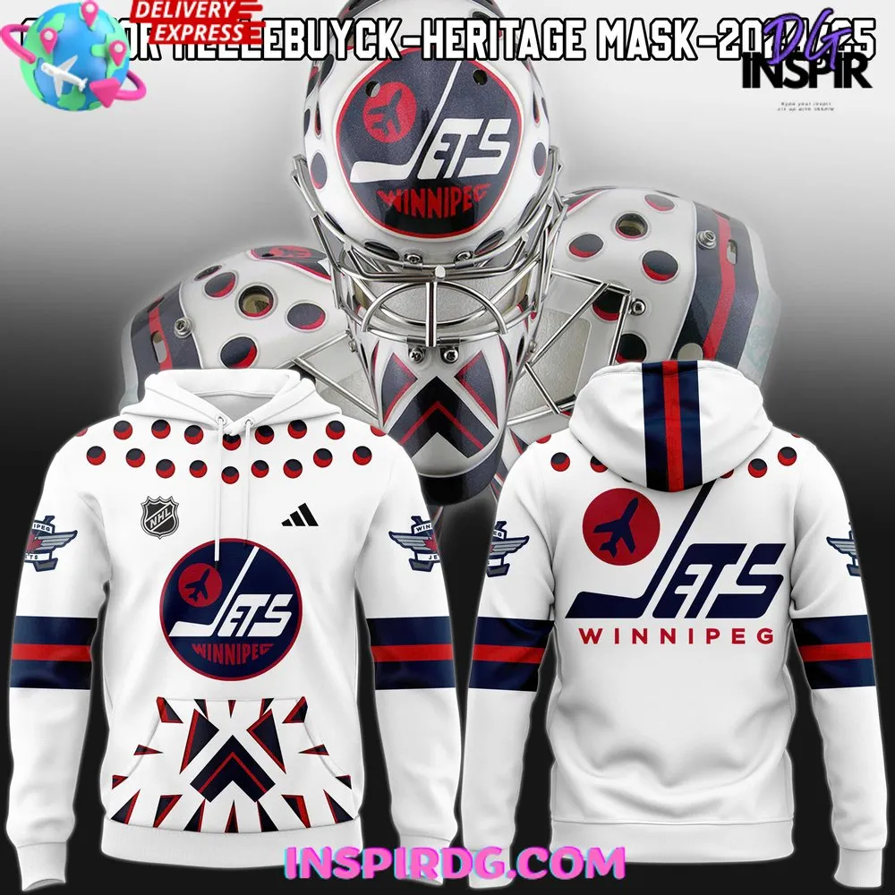 -Winnipeg Jets Connor Hellebuyck 2024-25 Hoodie