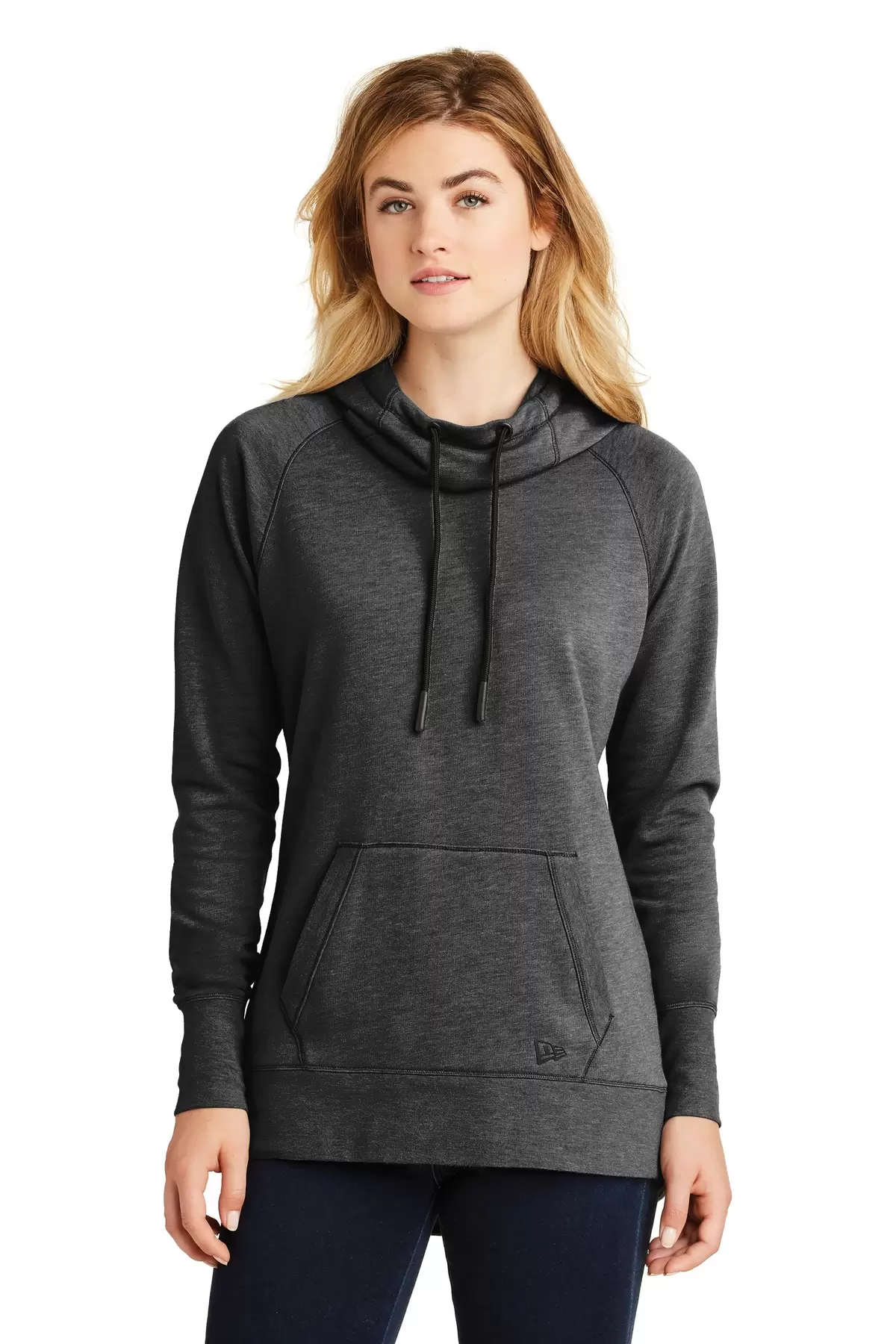 1001 LNEA510 New Era  Ladies Tri-Blend Fleece Pullover Hoodie SKU: LNEA510
