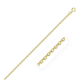 14k Yellow Gold Rolo Chain 1.9mm-rx87973-16