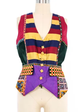 1990s Todd Oldham Patchwork Vest