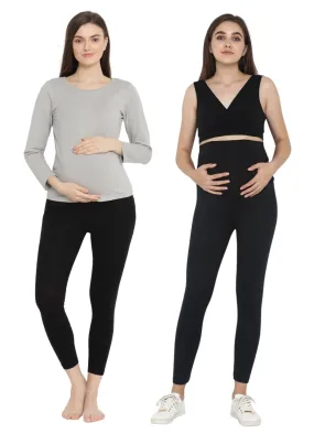 2pc. Maternity Leggings Set