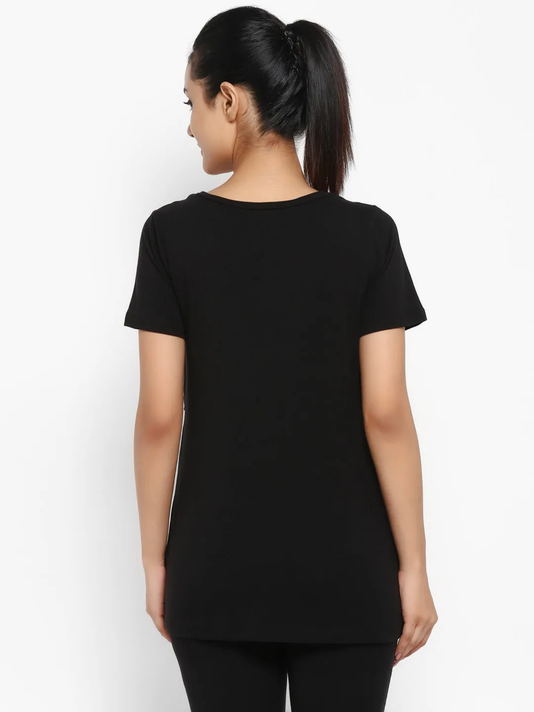 2pc. Maternity Overbelly Leggings + Feeding T-Shirt