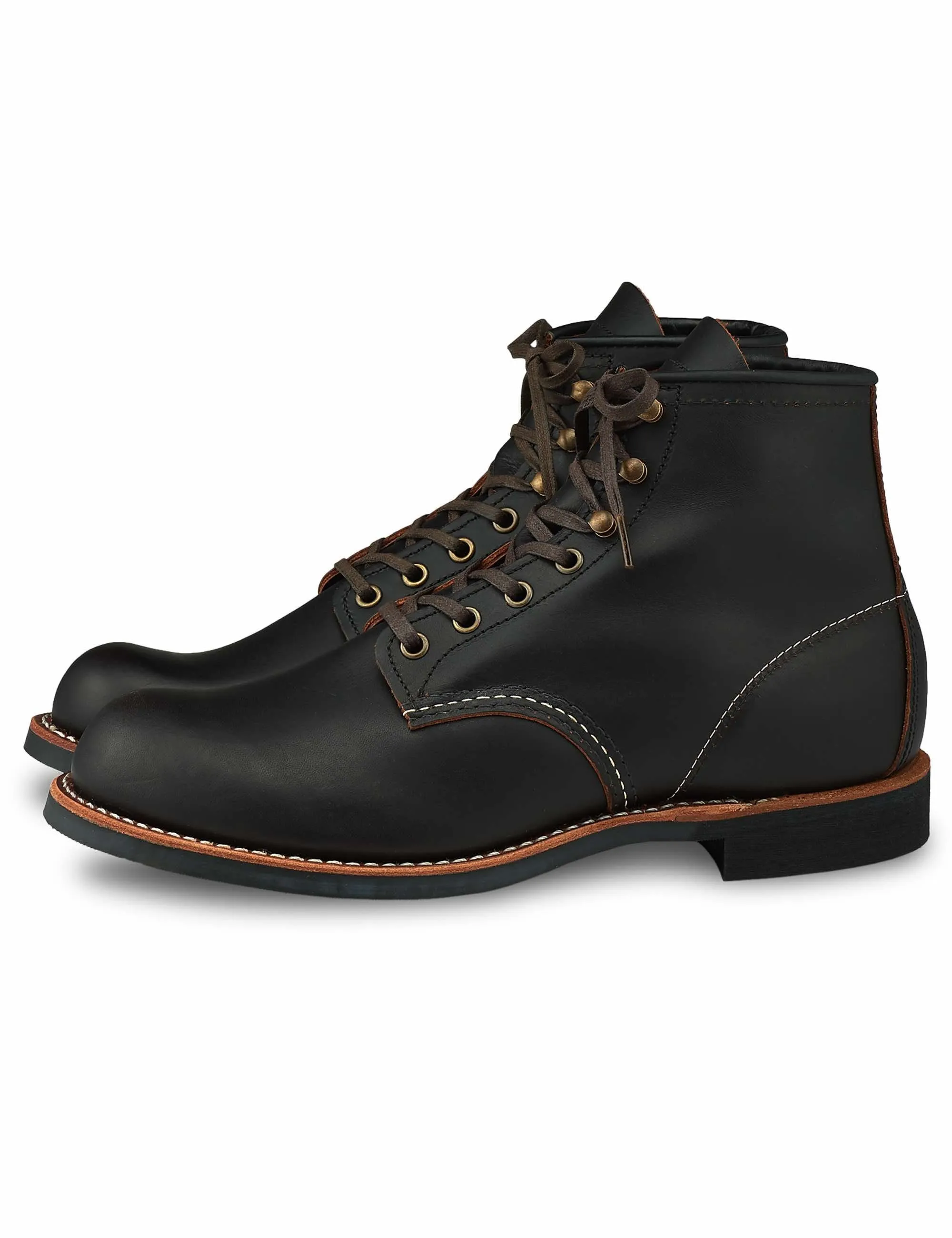 3345D Heritage 6" Blacksmith Boot - Black Prairie Leather