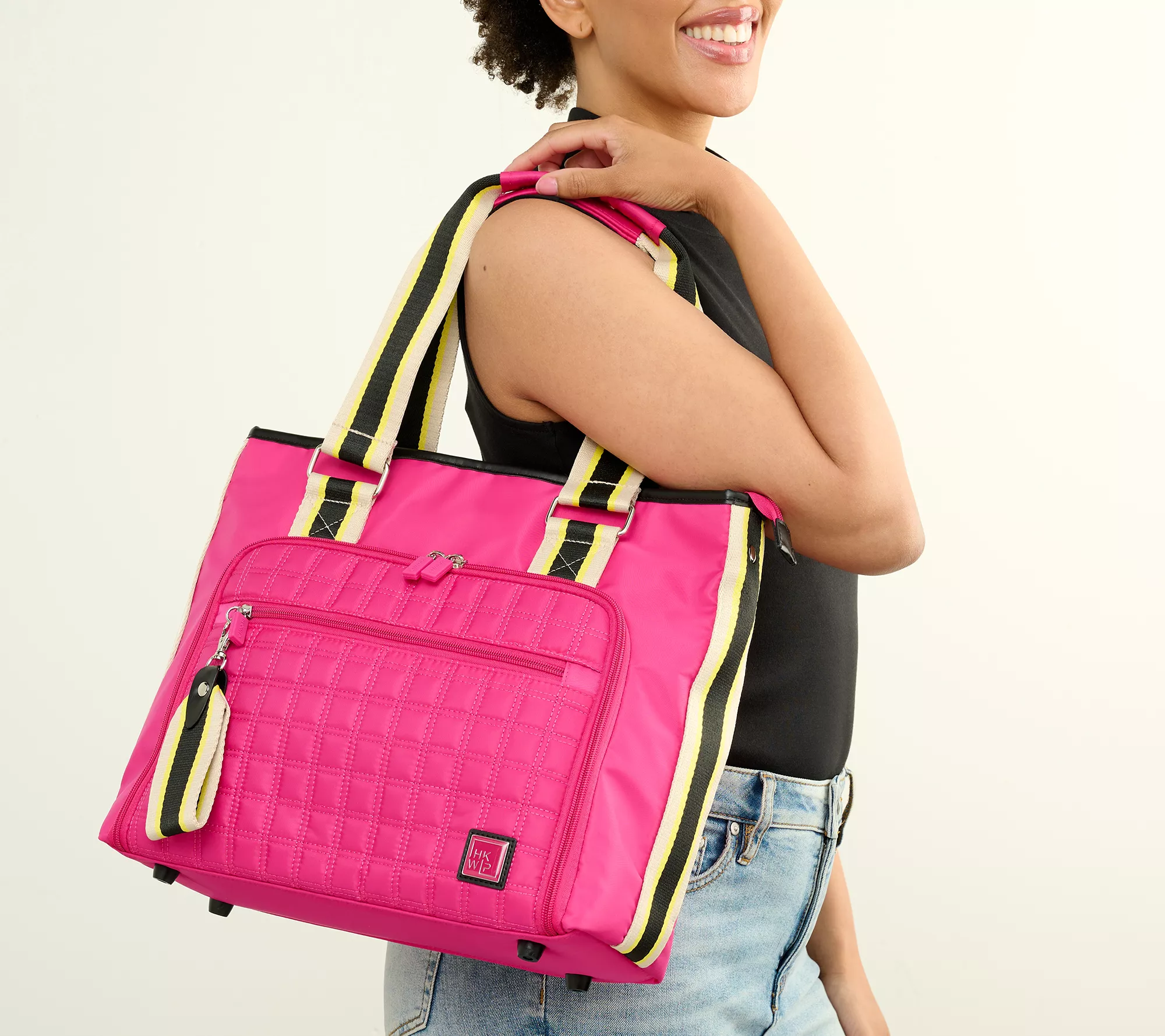 "As Is" IHKWIP Quilted Convertible On-The-Go Tote