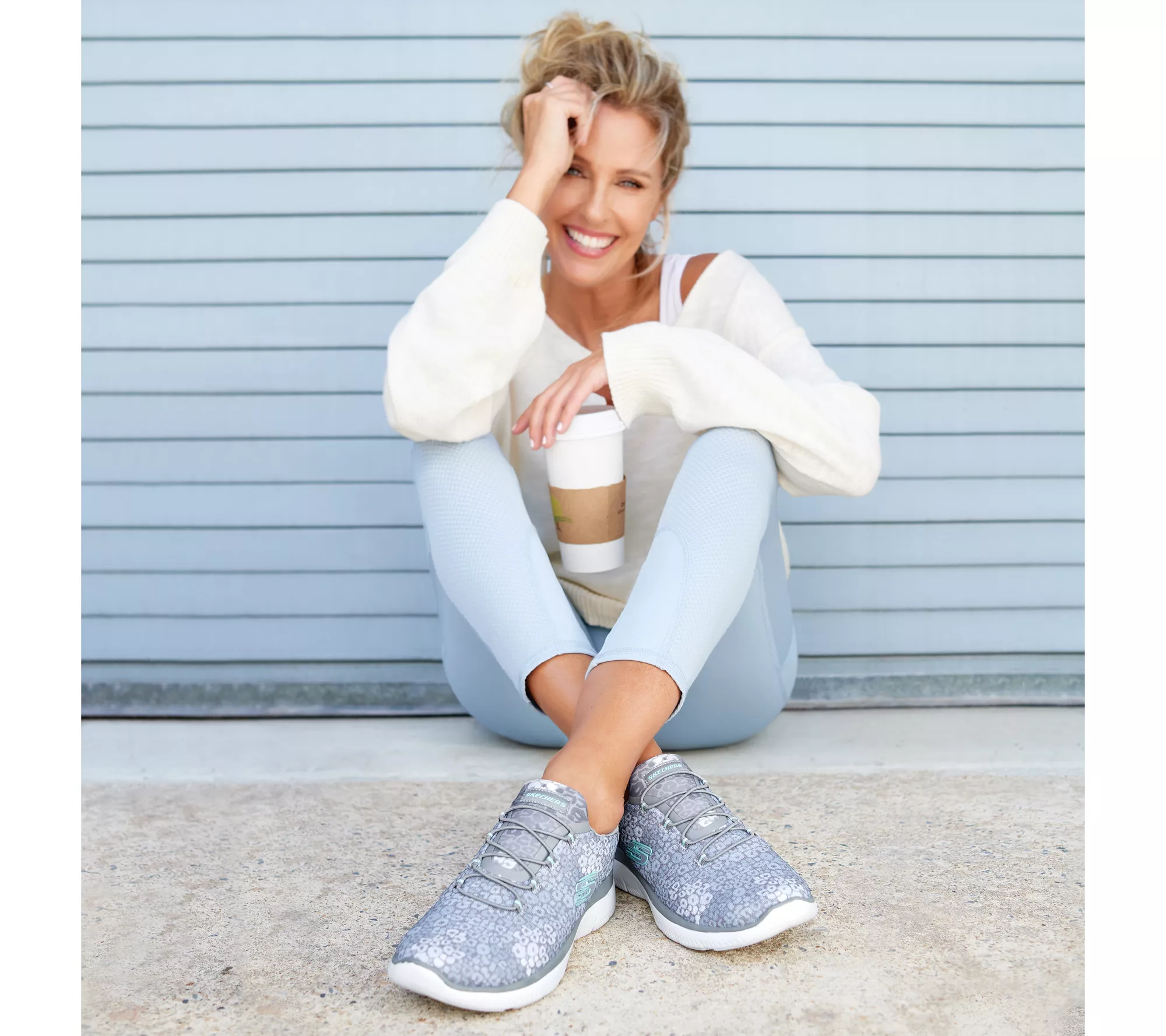 "As Is" Skechers Summits Bungee Sneakers - Party Mix