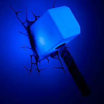 3DL MARVEL HAMMER novelty light | Kaleidoscope