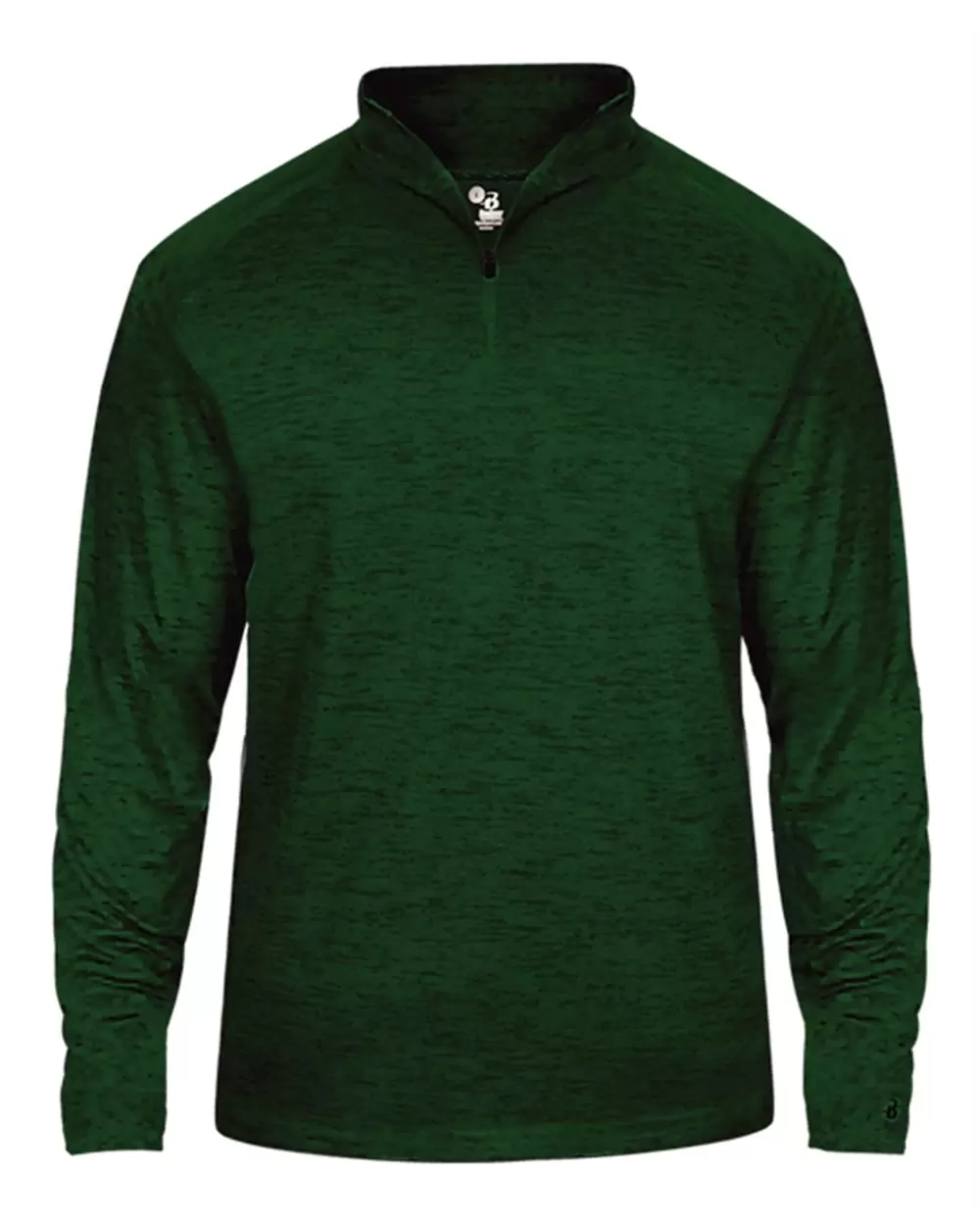 4172 Badger Adult Adult Tonal Blend Performance Quarter-Zip Long-Sleeve Pullover SKU: 4172