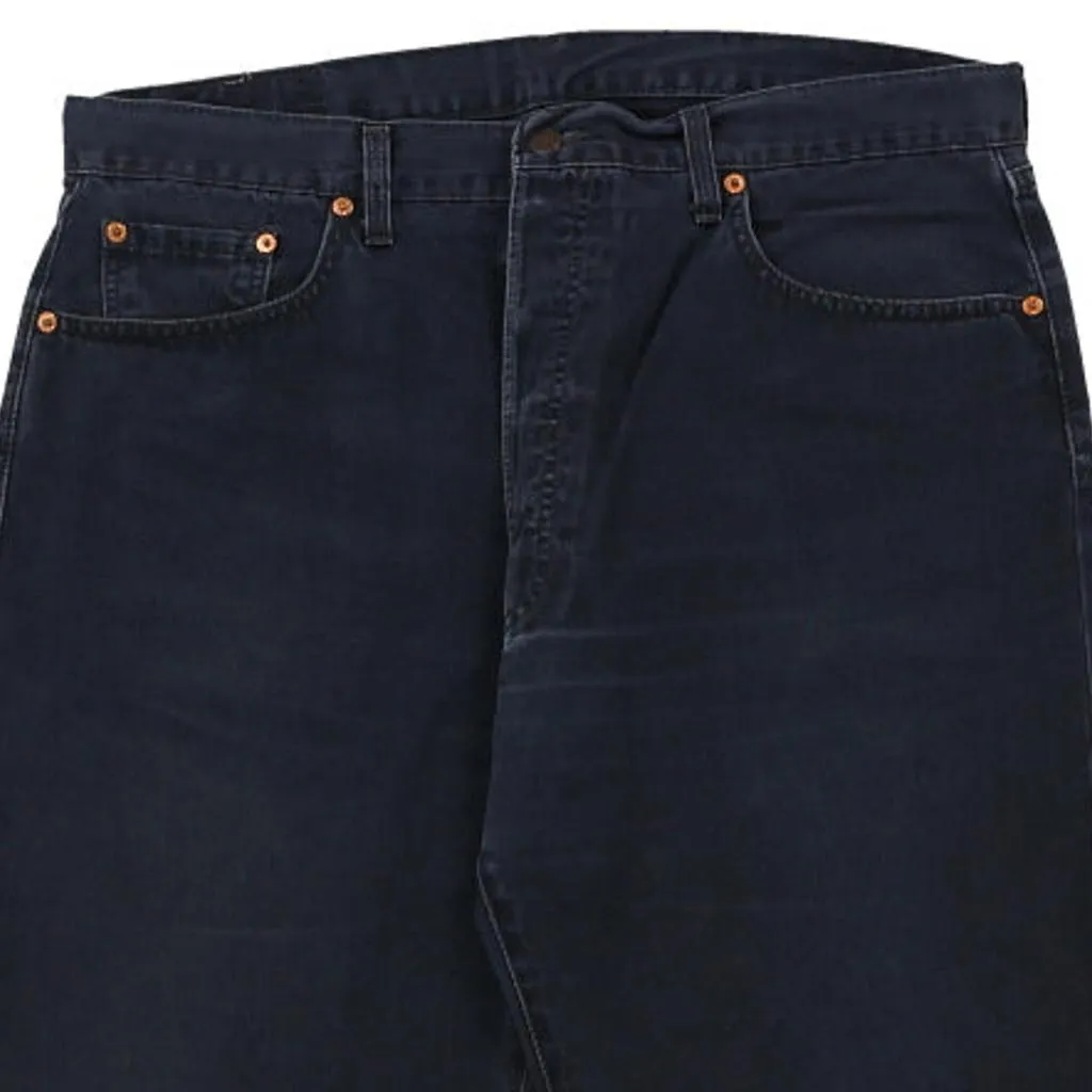 551 White Tab Levis Trousers - 38W 31L Navy Cotton