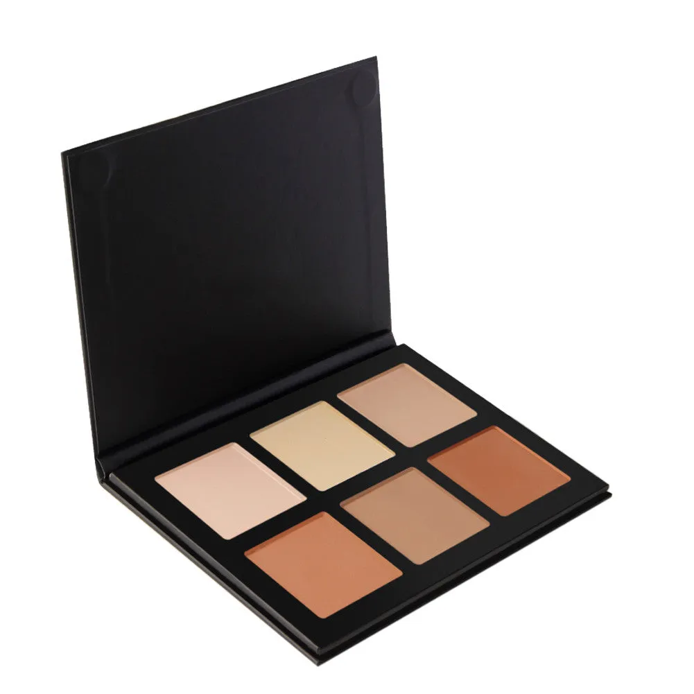 6 Colors 3D Makeup Concealer Face Contour Make up Powder Cream