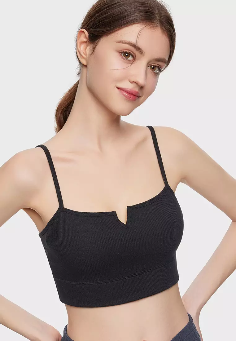 6IXTY8IGHT 6IXTY8IGHT EVELYN, Cami Top Built-in lightly pad Cropped slim fit for Woman Girl Sleepwear HW09343