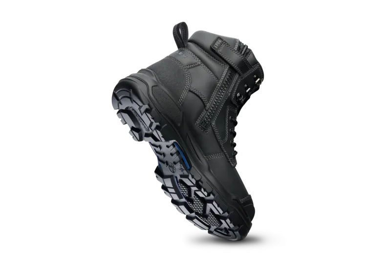 9061 Blundstone RotoFlex Steel Zip Sided Safety Boot Black