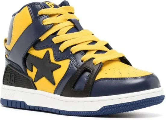 A BATHING APE Bape STA93 Hi M2 sneakers Yellow