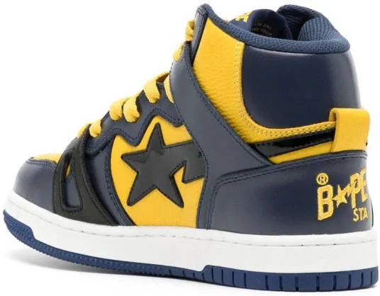 A BATHING APE Bape STA93 Hi M2 sneakers Yellow