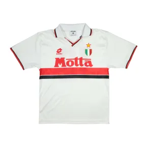 AC Milan Italy 1993/1994 Original Lotto Away Football Shirt Medium
