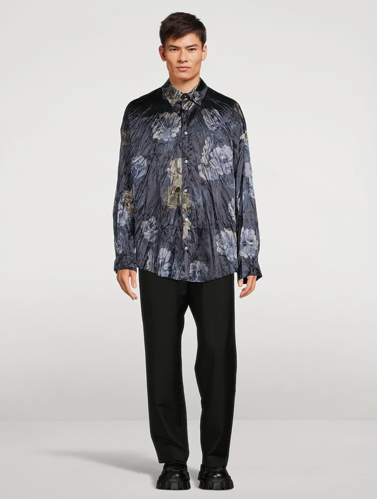 ACNE STUDIOS Crinkled Flower Shirt