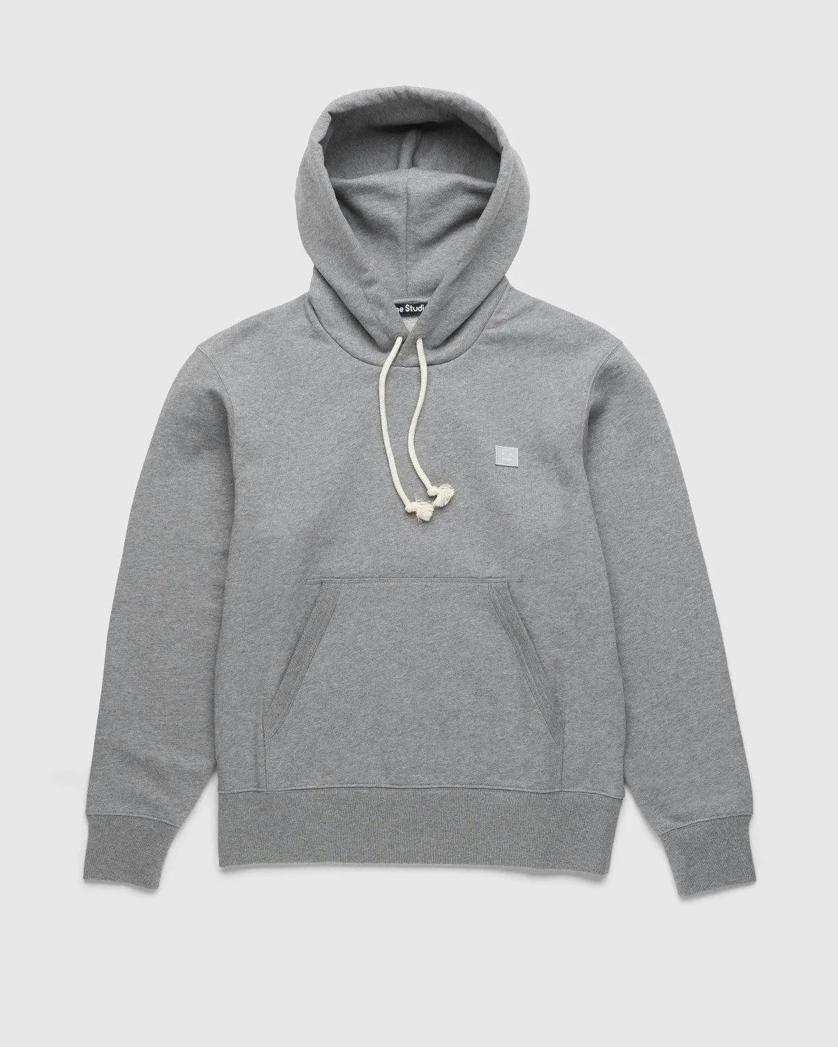 Acne Studios – Organic Cotton Hooded Sweatshirt Grey | Highsnobiety Shop