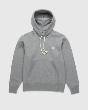 Acne Studios – Organic Cotton Hooded Sweatshirt Light Grey Melange | Highsnobiety Shop