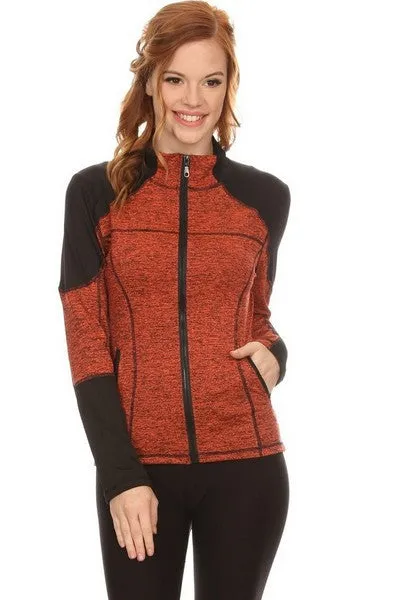 Active Wear Zip Up Jacket