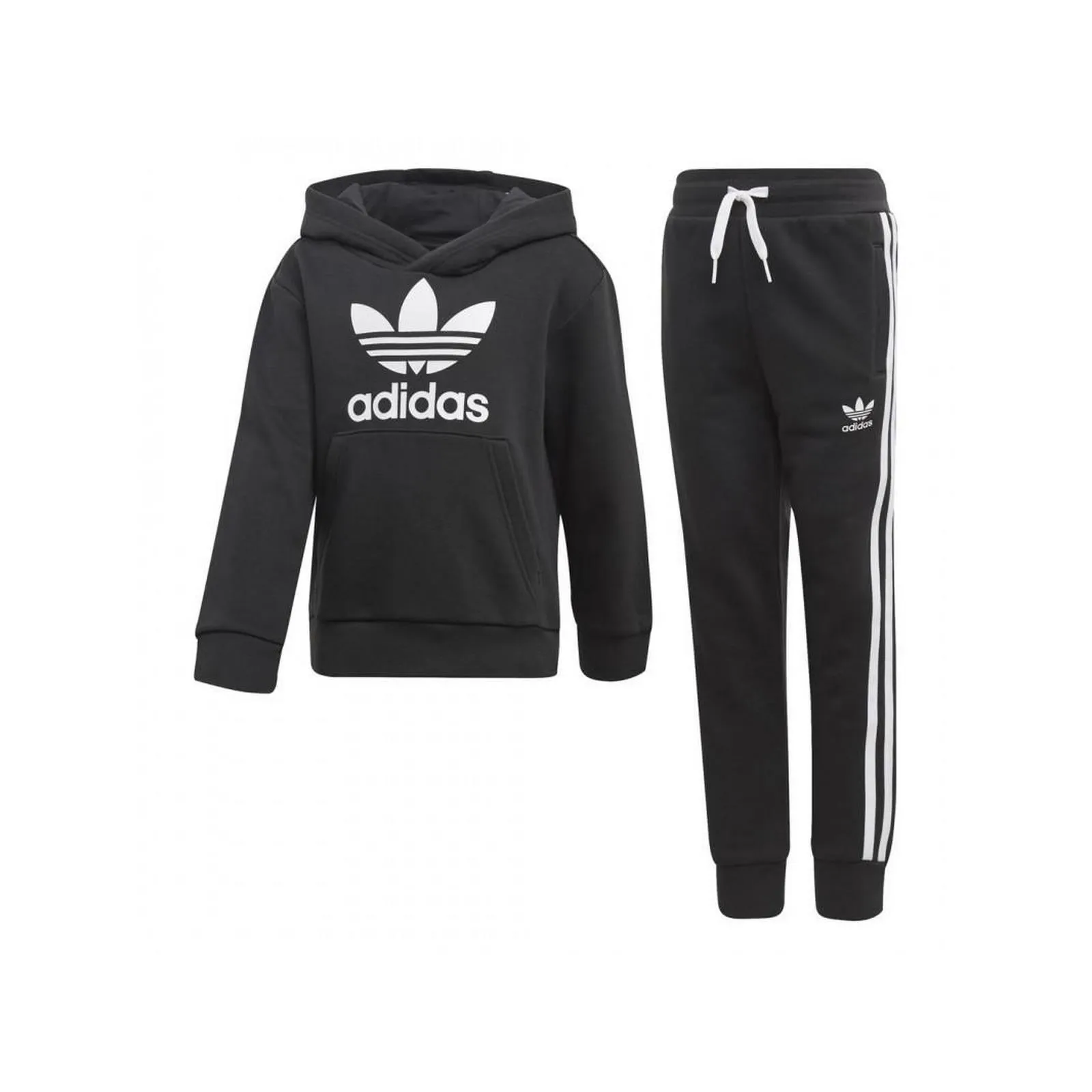 Adidas - Ensembles De Survetement Adidas Originals Trefoil Hoodie - Noir - Enfant