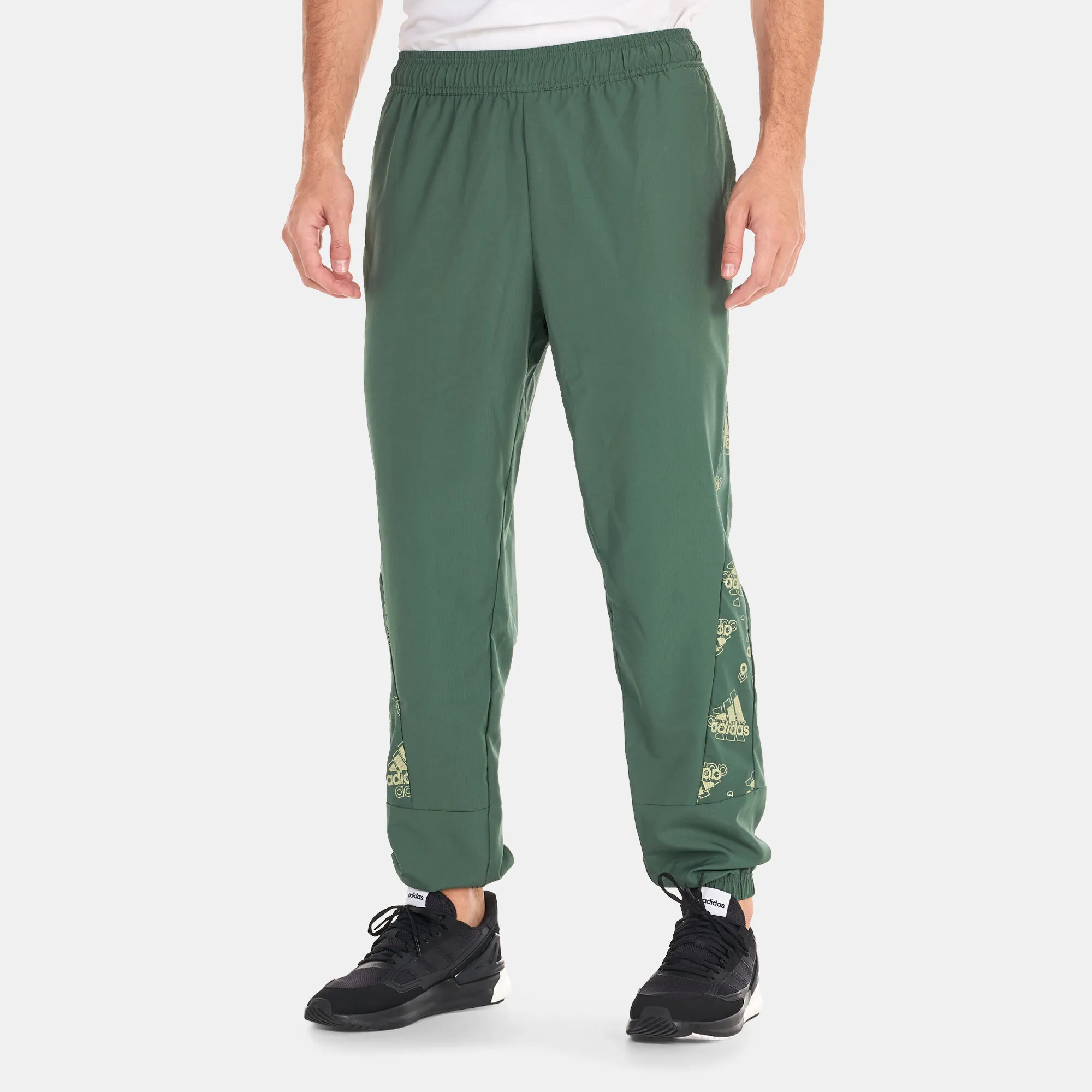 adidas Men's Allover Print Logo Tracksuit