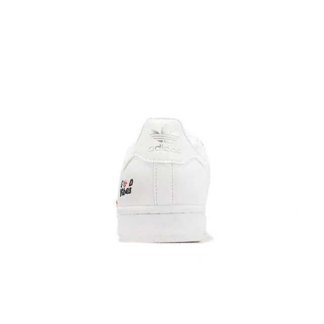 adidas Originals Superstar W Good Vibes White Women Casu...