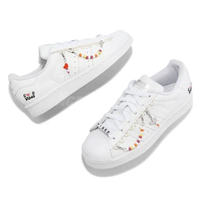 adidas Originals Superstar W Good Vibes White Women Casu...