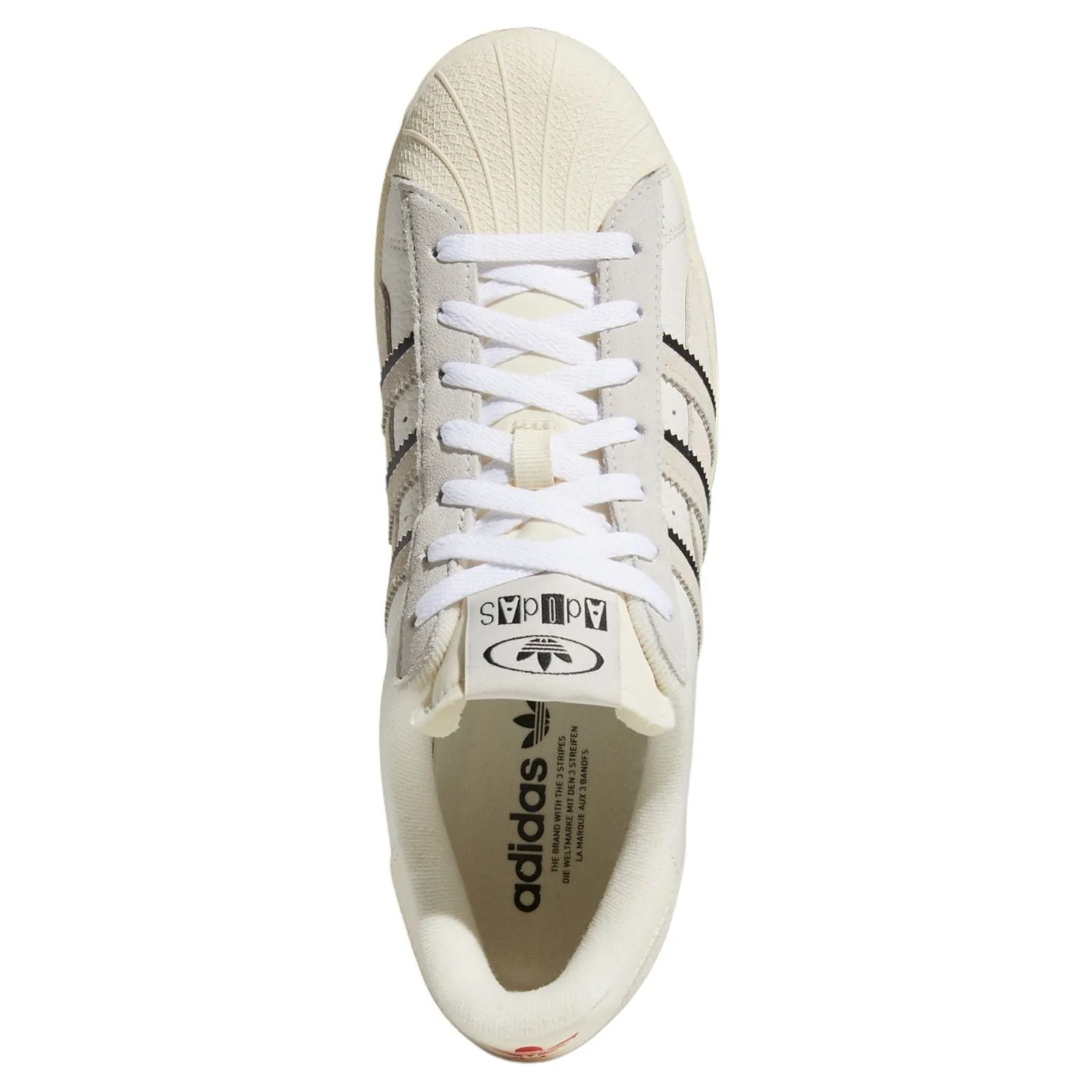 adidas Originals Unisex Superstar Shoes - Cloud White/Aluminium