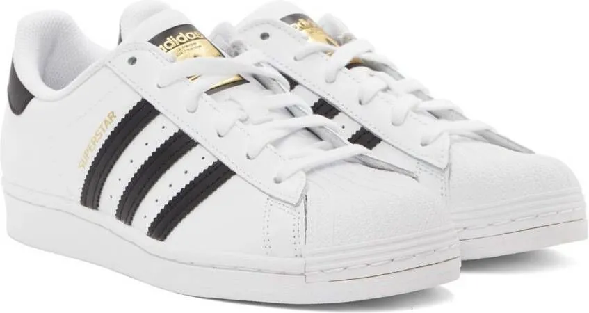 Adidas Originals White & Black Superstar Sneakers