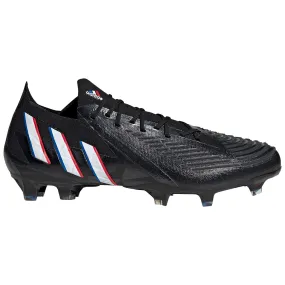 Adidas Predator Edge.1 Low FG (Black/White/Red/Blue)