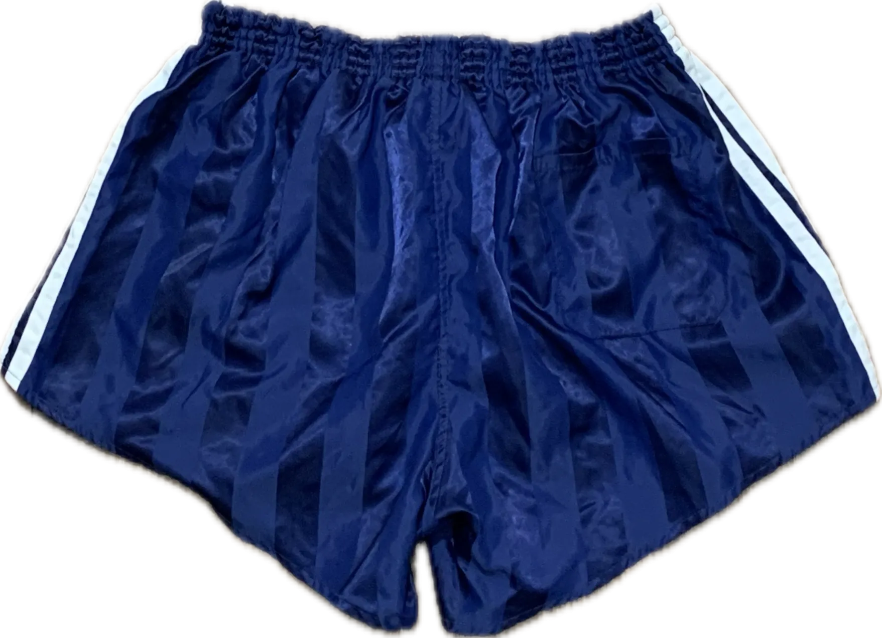 Adidas satin football shorts dark blue XL - Rare