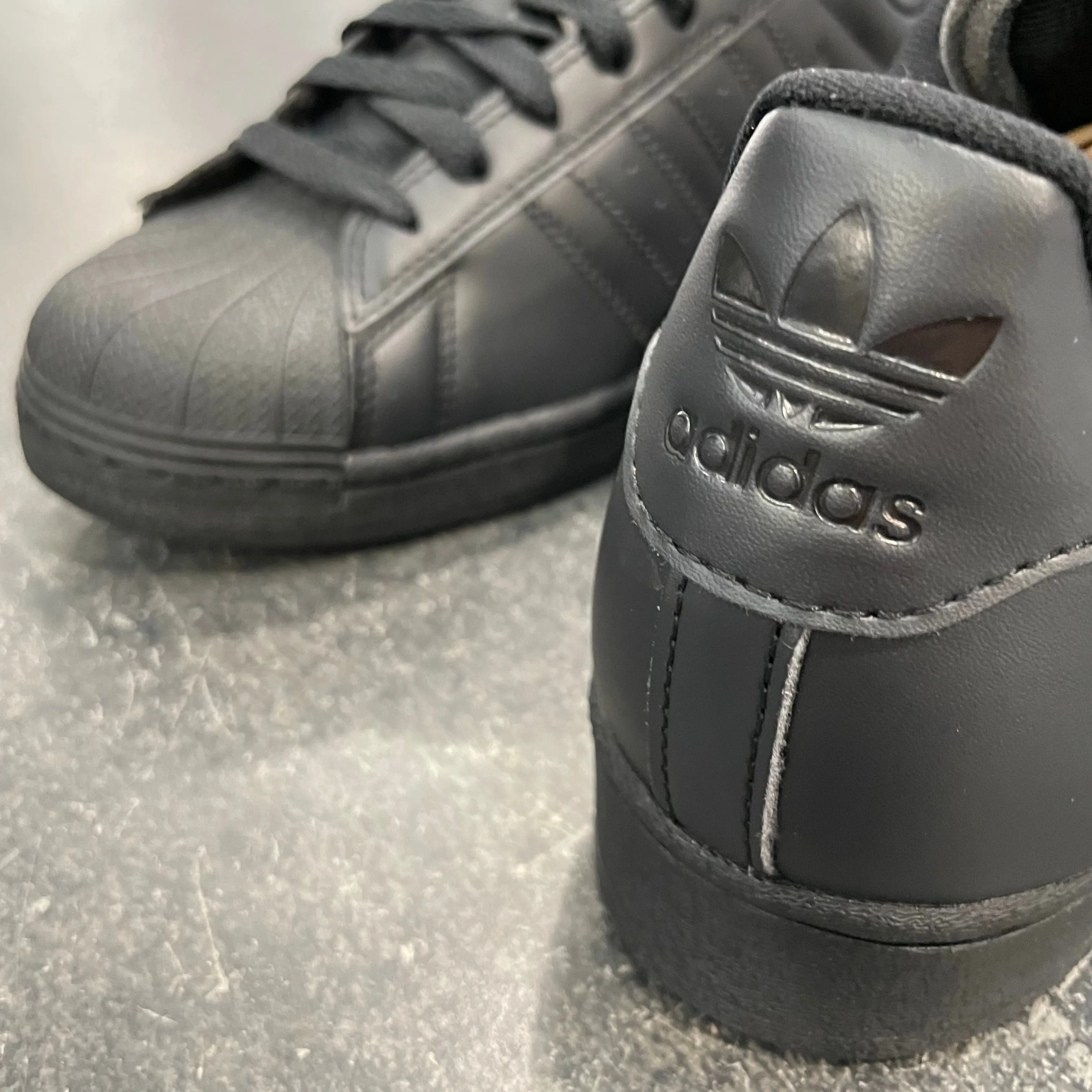 Adidas Superstar ADV Black/Black Leather
