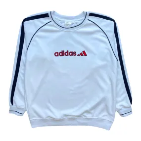 Adidas White Sweatshirt