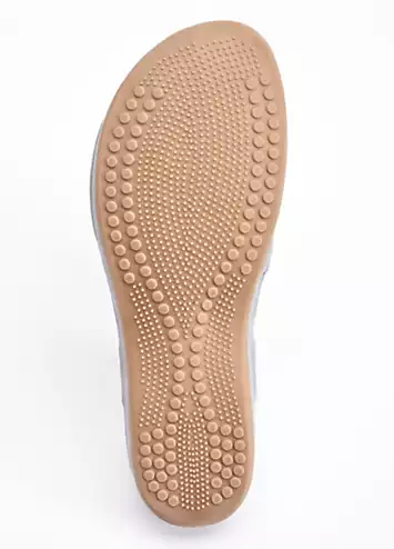Adjustable Cutwork Sandals by Cotton Traders | Look Again