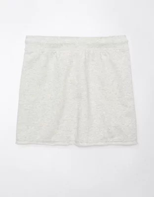 AE AE High-Waisted Fleece Mini Skirt