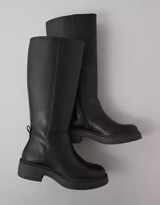 AE Vegan Leather Riding Boot-