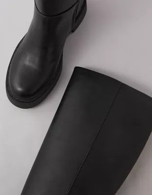 AE Vegan Leather Riding Boot-