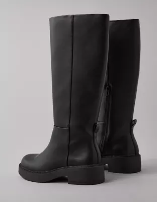 AE Vegan Leather Riding Boot-