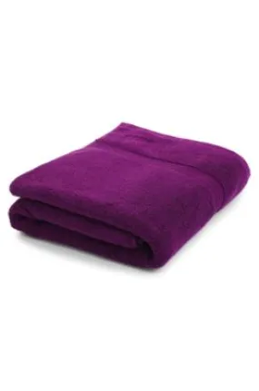 Aegean-cotton bath sheet with tonal logo
