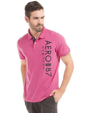 Aeropostale Appliqued Front Polo Shirt