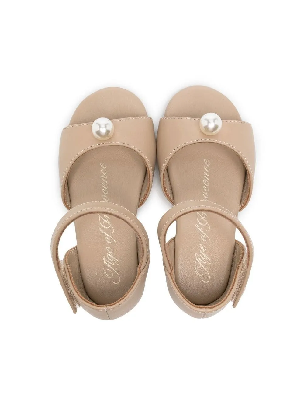 Age of Innocence Mila pearl-detail sandals - Neutrals
