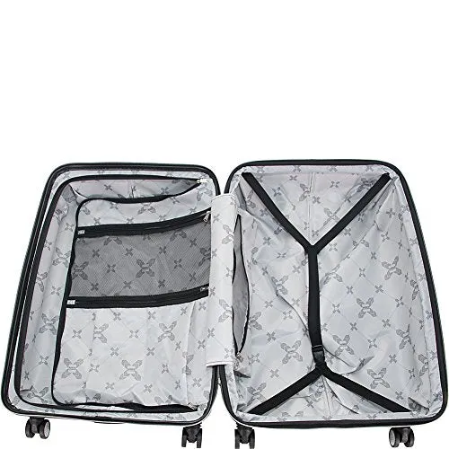 Aimee Kestenberg Women'S Abs Embossed Star 4-Wheel 3-Piece Luggage Set: 20