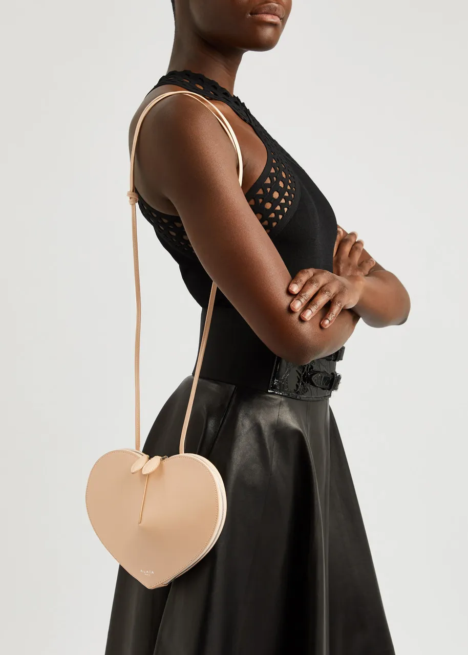 ALAÏA Le Coeur leather cross-body bag -                         -                     -                