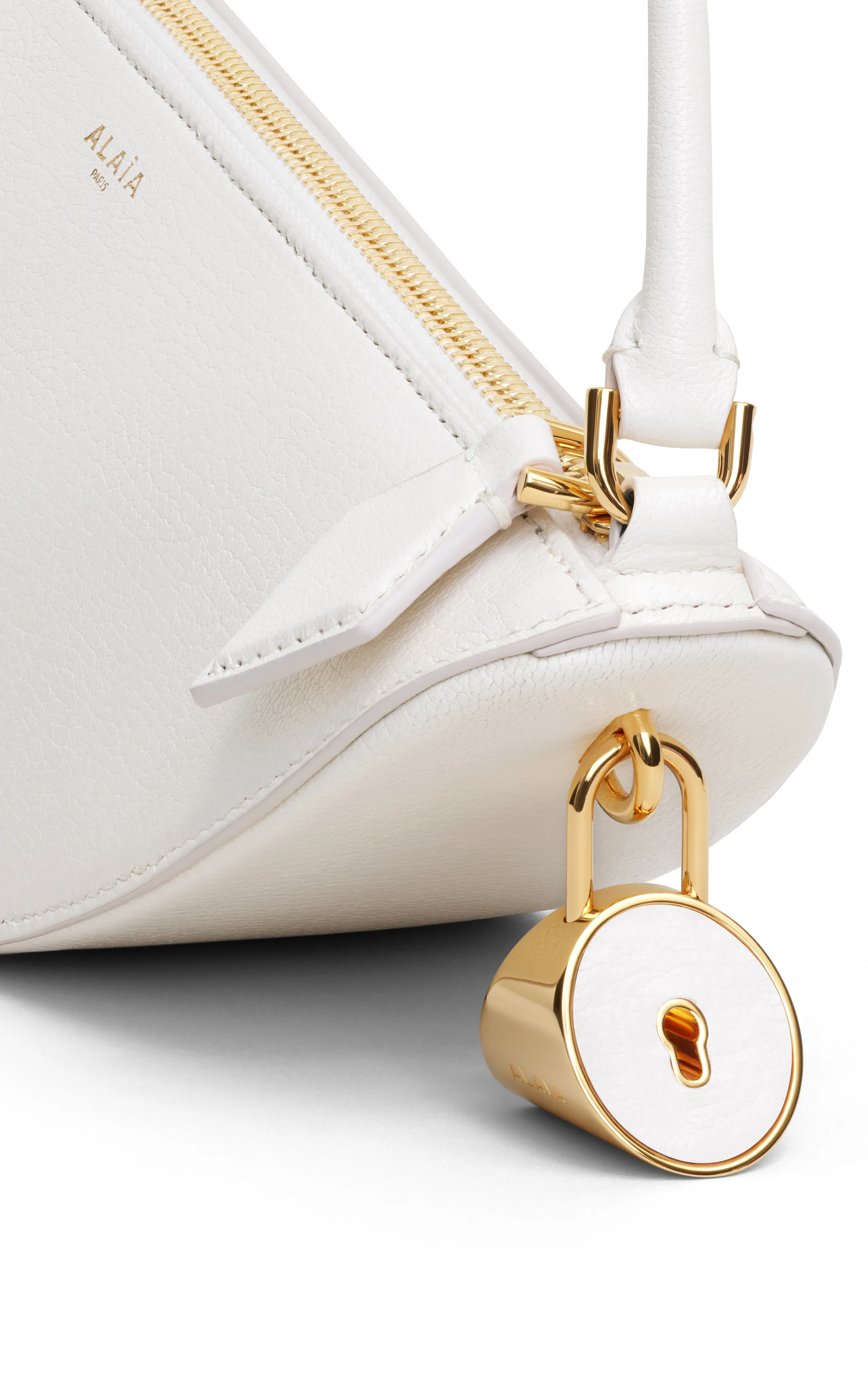 ALAÏA Le Demi-Coeur Leather Shoulder Bag