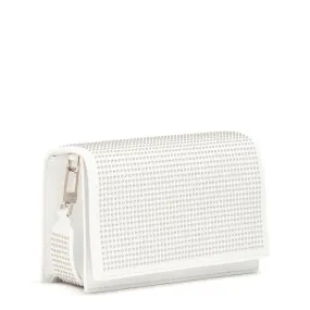 Alaïa White leather studded cross-body bag